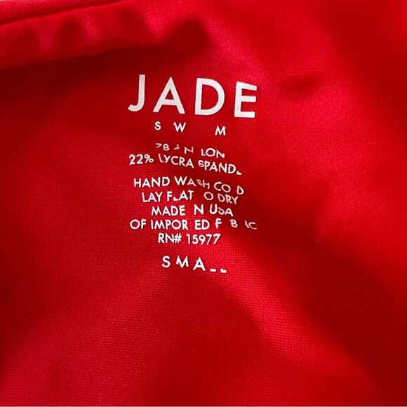 JADE SWIM Trophy One Piece Bikini in Lava NWT SMALL - Picture 8 of 8